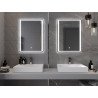 Mexen Zusa koupelnové zrcadlo s podsvícením 60 x 80 cm, LED 6000K, antikorozní - 9808-060-080-611-00