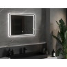 Mexen Zusa osvětlené koupelnové zrcadlo 80 x 60 cm, LED 6000K, antifog - 9808-080-060-611-00