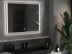 Mexen Zusa osvětlené koupelnové zrcadlo 120 x 80 cm, LED 6000K, proti zamlžení - 9808-120-080-611-00