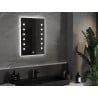 Mexen Ner podsvícené koupelnové zrcadlo 50 x 70 cm, LED 6000K, anti-mlha - 9809-050-070-611-00