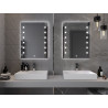 Mexen Ner podsvícené koupelnové zrcadlo 60 x 80 cm, LED 6000K, proti zamlžování - 9809-060-080-611-00