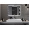 Mexen Ner podsvícené koupelnové zrcadlo 100 x 80 cm, LED 6000K, antipára - 9809-100-080-611-00