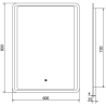 Mexen Zusa osvětlené koupelnové zrcadlo 60 x 80 cm, LED 6000K, anti-fog - 9808-060-080-611-00