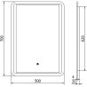 Mexen Zusa osvětlené koupelnové zrcadlo 50 x 70 cm, LED 6000K, protimlžicí - 9808-050-070-611-00
