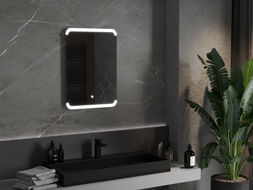 Mexen Nida osvětlené koupelnové zrcadlo 50 x 70 cm, LED 6000K, protimlžící - 9806-050-070-611-00