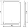 Mexen Nida podsvícené koupelnové zrcadlo 50 x 70 cm, LED 6000K, antifog - 9806-050-070-611-00