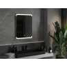 Mexen Nida osvětlené koupelnové zrcadlo 60 x 80 cm, LED 6000K, anti-mlha - 9806-060-080-611-00