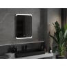 Mexen Nida osvětlené koupelnové zrcadlo 60 x 80 cm, LED 6000K, anti-pára - 9806-060-080-611-00