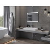 Mexen Nida osvětlené koupelnové zrcadlo 80 x 60 cm, LED 6000K, proti zamlžení - 9806-080-060-611-00