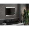 Mexen Nida koupeľnové zrcadlo s osvětlením 80 x 60 cm, LED 6000K, proti mlze - 9806-080-060-611-00