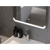 Mexen Nida koupeľnové zrcadlo s osvětlením 80 x 60 cm, LED 6000K, proti mlze - 9806-080-060-611-00
