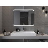 Mexen Nida osvětlené koupelnové zrcadlo 100 x 80 cm, LED 6000K, antifog - 9806-100-080-611-00