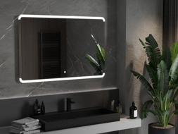 Mexen Nida koupelnové zrcadlo podsvícené 120 x 80 cm, LED 6000K, proti mlžení - 9806-120-080-611-00