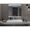 Mexen Nida osvětlené koupelnové zrcadlo 100 x 100 cm, LED 6000K, anti-pára - 9806-100-100-611-00