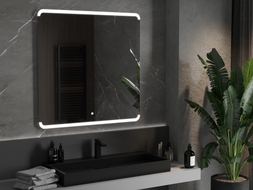 Mexen Nida podsvícené koupelnové zrcadlo 100 x 100 cm, LED 6000K, protimlha - 9806-100-100-611-00