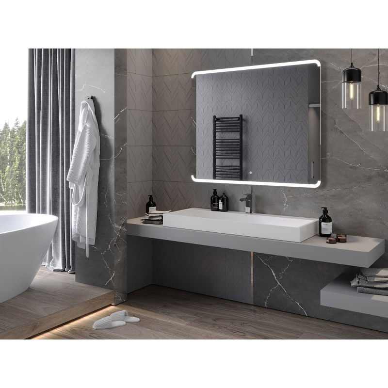 Mexen Nida koupelnové zrcadlo podsvícené 120 x 100 cm, LED 6000K, anti-pára - 9806-120-100-611-00