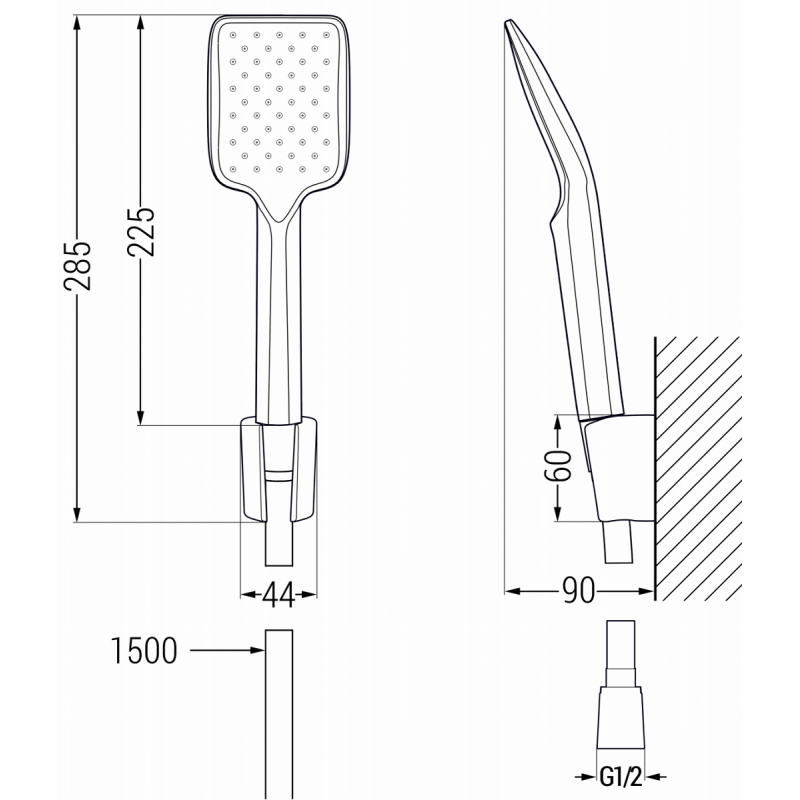Mexen Sabre R62 sada vanová, bílá - 72103R62-20