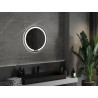 Mexen Rose koupelnové zrcadlo s podsvícením, kulaté 60 cm, LED 6000K, proti mlze - 9810-060-060-611-00