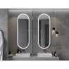 Mexen Bono osvětlené koupelnové zrcadlo 55 x 155 cm, LED 6000K, antifog - 9816-055-155-611-00