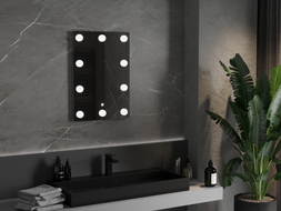 Mexen Dona koupelnové zrcadlo s podsvícením 50 x 70 cm, LED 6000K, proti zamlžení - 9818-050-070-611-00