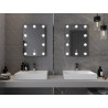 Mexen Dona koupelnové zrcadlo s podsvícením 50 x 70 cm, LED 6000K, proti zamlžení - 9818-050-070-611-00