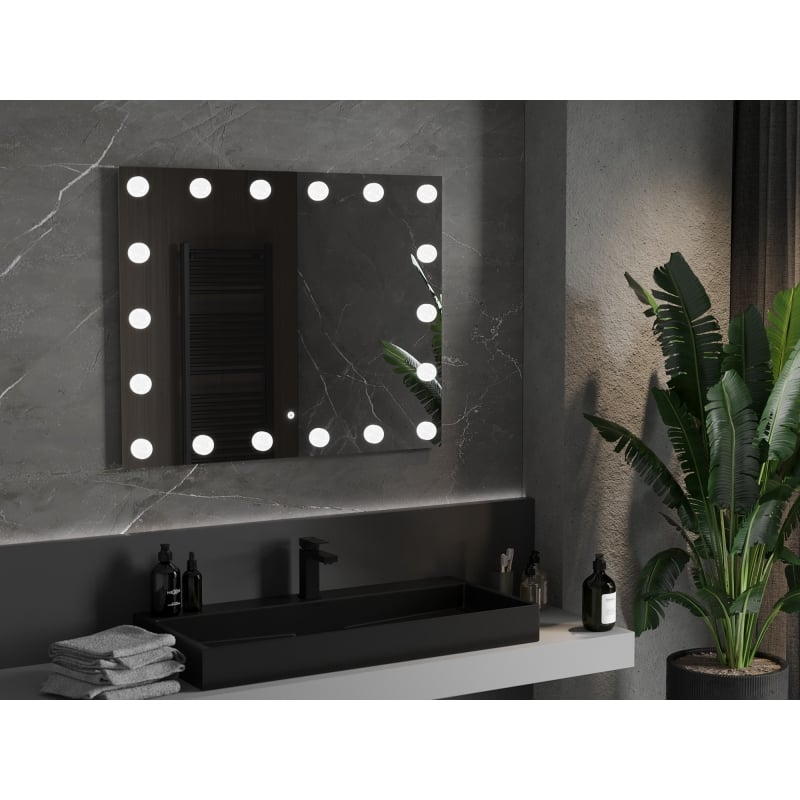 Mexen Dona koupelnové zrcadlo s podsvícením 100 x 80 cm, LED 6000K, antifog - 9818-100-080-611-00