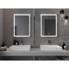 Mexen Miko podsvícené koupelnové zrcadlo 60 x 80 cm, LED 6000K, proti zamlžování - 9819-060-080-611-00