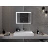 Mexen Miko koupelnové zrcadlo s osvětlením 80 x 60 cm, LED 6000K, anti-mlžné - 9819-080-060-611-00