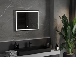 Mexen Miko koupelnové zrcadlo s osvětlením 80 x 60 cm, LED 6000K, anti-mlžné - 9819-080-060-611-00