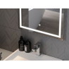 Mexen Miko Koupelnové zrcadlo podsvícené 100 x 80 cm, LED 6000K, proti mlžení - 9819-100-080-611-00