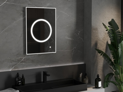 Mexen Koga koupelnové zrcadlo podsvícené 50 x 70 cm, LED 6000K, antipára - 9821-050-070-611-00