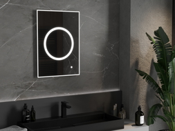 Mexen Koga osvětlené koupelnové zrcadlo 50 x 70 cm, LED 6000K, anti-pára - 9821-050-070-611-00