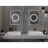 Mexen Koga osvětlené koupelnové zrcadlo 50 x 70 cm, LED 6000K, anti-pára - 9821-050-070-611-00
