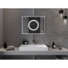 Mexen Koga podsvícené koupelnové zrcadlo 80 x 60 cm, LED 6000K, anti-pára - 9821-080-060-611-00