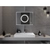 Mexen Koga podsvícené koupelnové zrcadlo 80 x 60 cm, LED 6000K, proti mlze - 9821-080-060-611-00