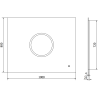 Mexen Koga koupelnové zrcadlo s osvětlením 100 x 80 cm, LED 6000K, proti zamlžení - 9821-100-080-611-00