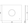 Mexen Koga podsvícené koupelnové zrcadlo 100 x 80 cm, LED 6000K, antizapaření - 9821-100-080-611-00