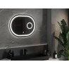 Mexen Umba podsvícené koupelnové zrcadlo s kosmetickým zrcátkem 80 x 60 cm, LED 6000K, anti-fog - 9822-080-060-611-00