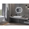 Mexen Umba podsvícené koupelnové zrcadlo s kosmetickým zrcátkem 80 x 60 cm, LED 6000K, anti-fog - 9822-080-060-611-00