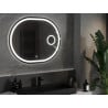 Mexen Umba osvětlené koupelnové zrcadlo s kosmetickým zrcátkem 100 x 80 cm, LED 6000K, protizamlžování