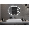 Mexen Umba podsvícené koupelnové zrcadlo s kosmetickým zrcátkem 100 x 80 cm, LED 6000K, protizamlžovací
