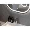 Mexen Umba podsvícené koupelnové zrcadlo s kosmetickým zrcátkem 100 x 80 cm, LED 6000K, protizamlžovací