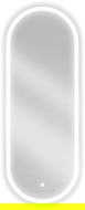 Mexen Bono podsvícené koupelnové zrcadlo 45 x 120 cm, LED 6000K, ventilátor - 9816-045-120-611-00