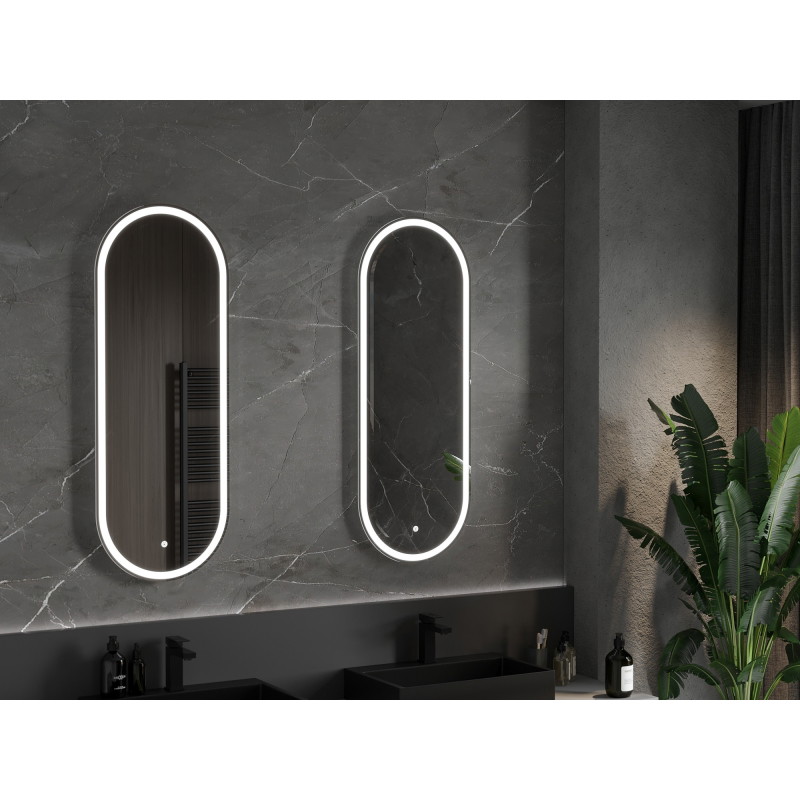 Mexen Bono koupelnové zrcadlo s podsvícením 45 x 120 cm, LED 6000K, protimlhové - 9816-045-120-611-00