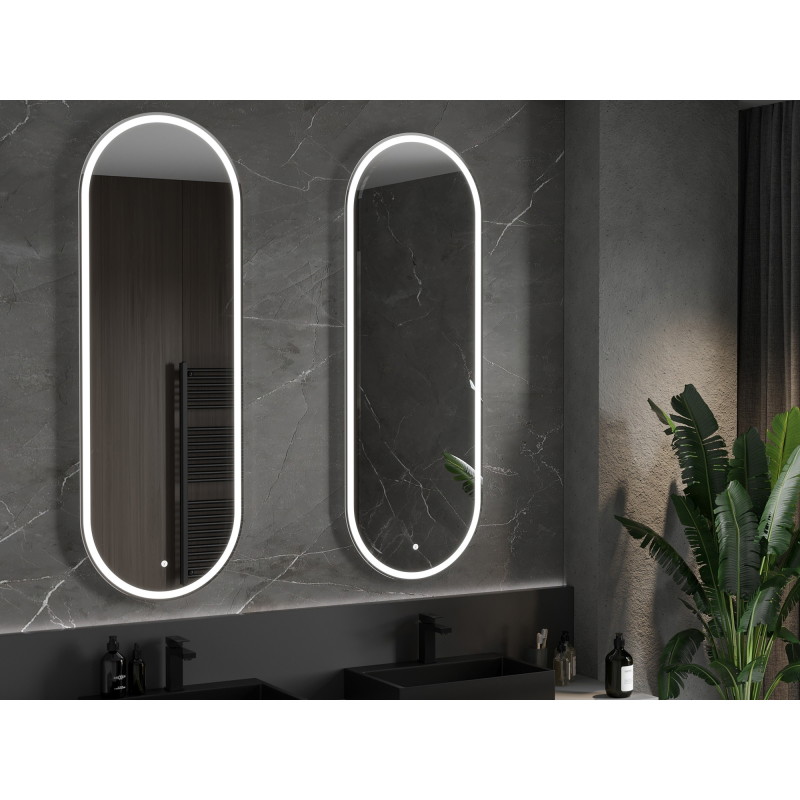Mexen Bono osvětlené koupelnové zrcadlo 55 x 155 cm, LED 6000K, antifog - 9816-055-155-611-00