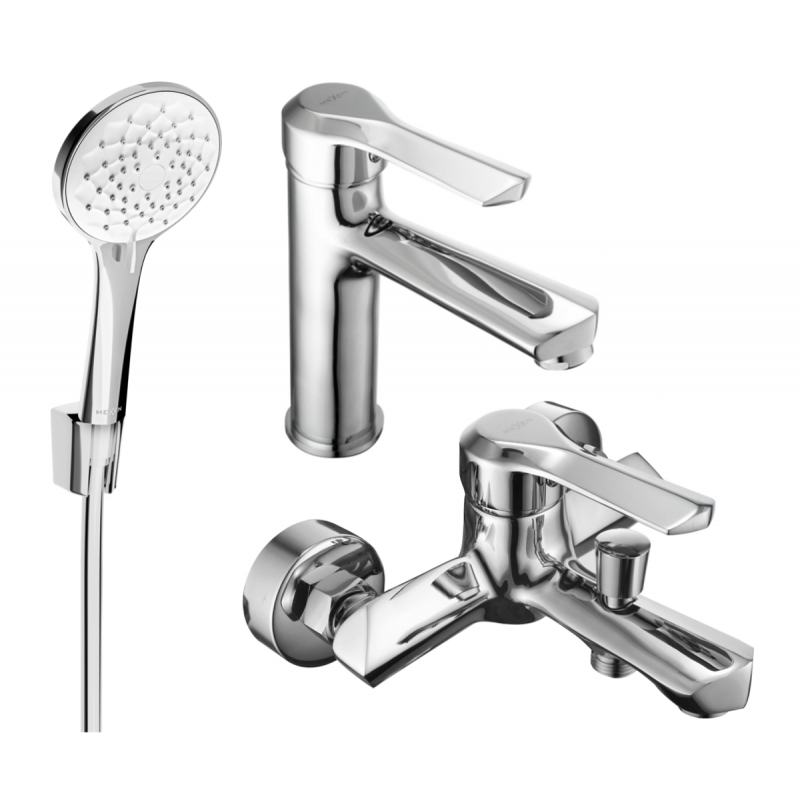 Mexen Sabre R74 vanová sada, chrom - 72103R74-00