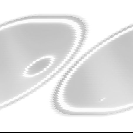 Mexen Umba podsvícené koupelnové zrcadlo s kosmetickým zrcátkem 80 x 60 cm, LED 6000K, proti zamlžování - 9822-080-060-611-00