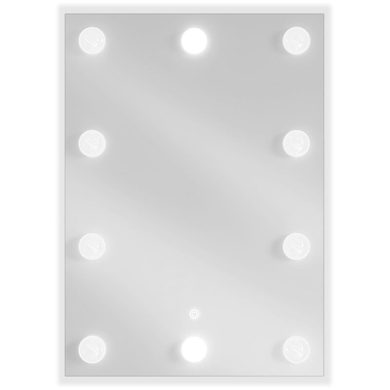 Mexen Dona koupelnové zrcadlo podsvícené 50 x 70 cm, LED 6000K, anti-pára - 9818-050-070-611-00