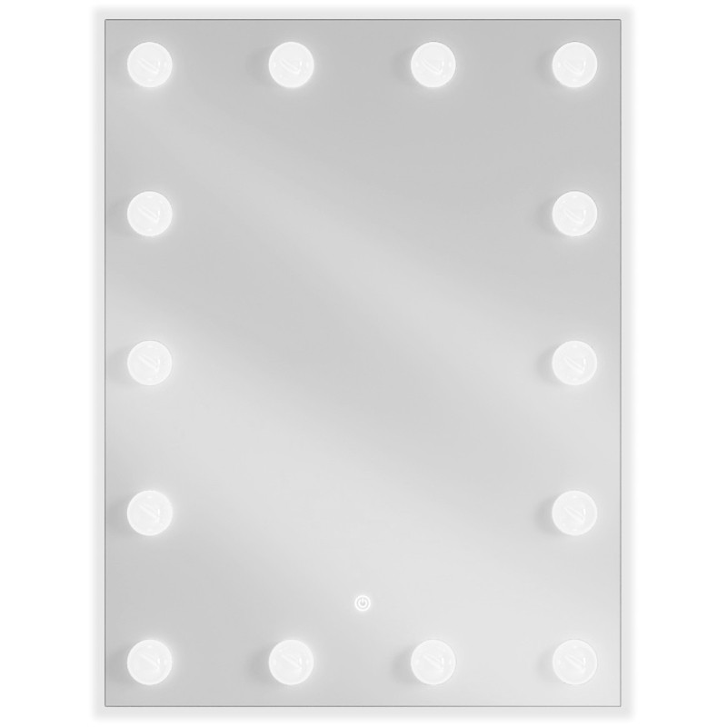 Mexen Dona osvětlené koupelnové zrcadlo 60 x 80 cm, LED 6000K, proti mlze - 9818-060-080-611-00