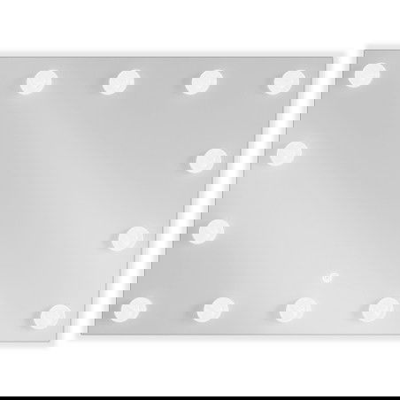 Mexen Dona koupelnové zrcadlo podsvícené 80 x 60 cm, LED 6000K, proti zamlžení - 9818-080-060-611-00